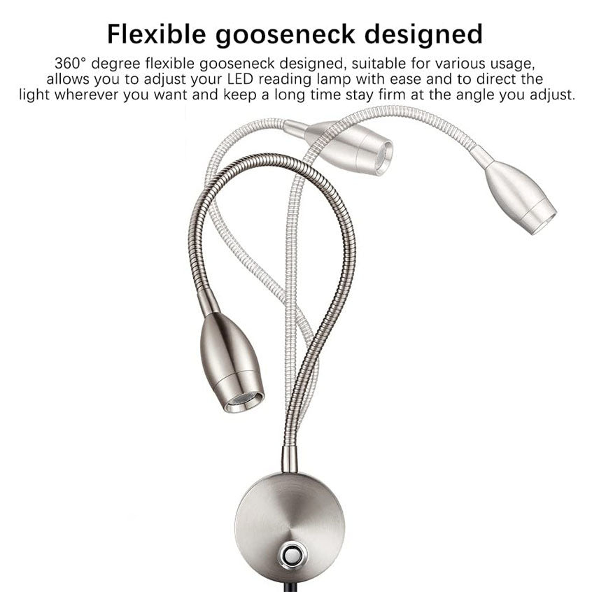 Modern Tube USB Wall Lamp