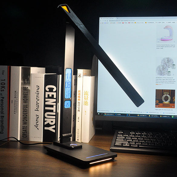 Multifunctional Rotatable Wireless Charging Table Lamp