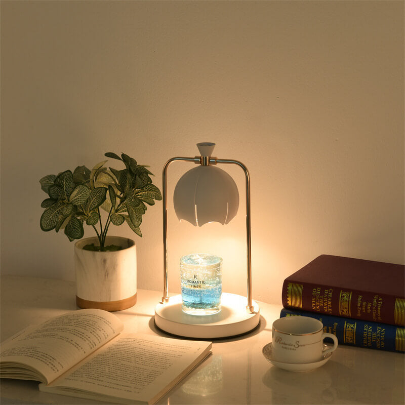 Orchid Metal Aromatherapy Melting Table Lamp