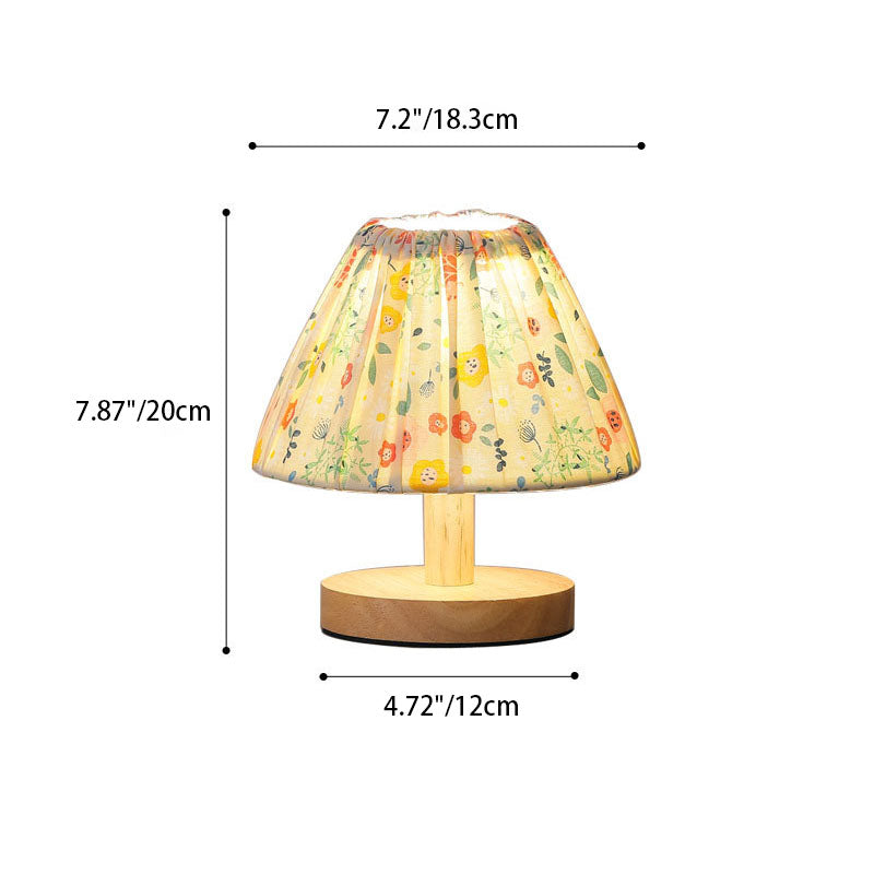 Iron Flower Shape Table Lamp