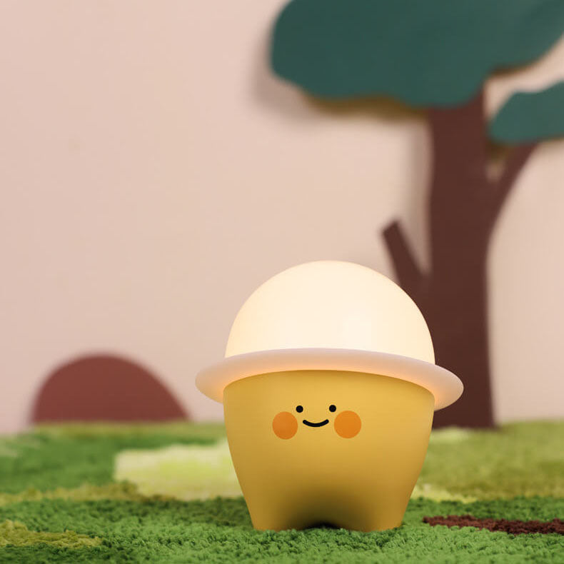 Cute Emoji Silicone Night Table Lamp