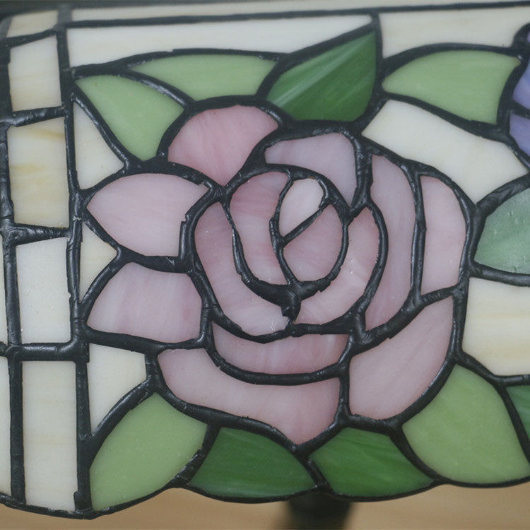 Half Cylinder Rose Zinc Table Lamp