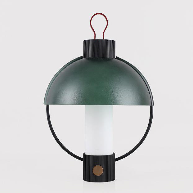 Round Dome Cylinder Aluminum Table Lamp