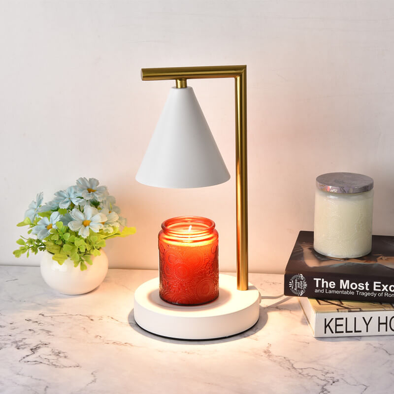 Cone Right Angle Arm Table Lamp