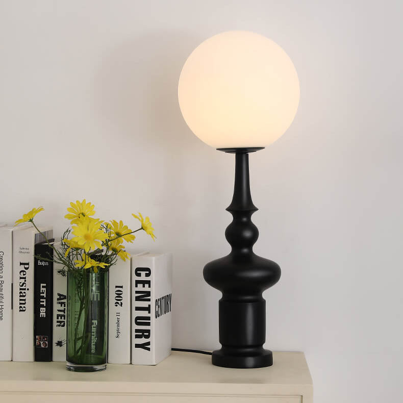 Sphere Roman Chess Column Table Lamp