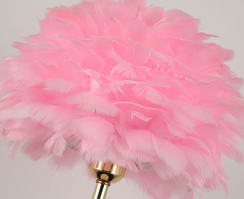 Feather Diamond Acrylic Decorative Table Lamp