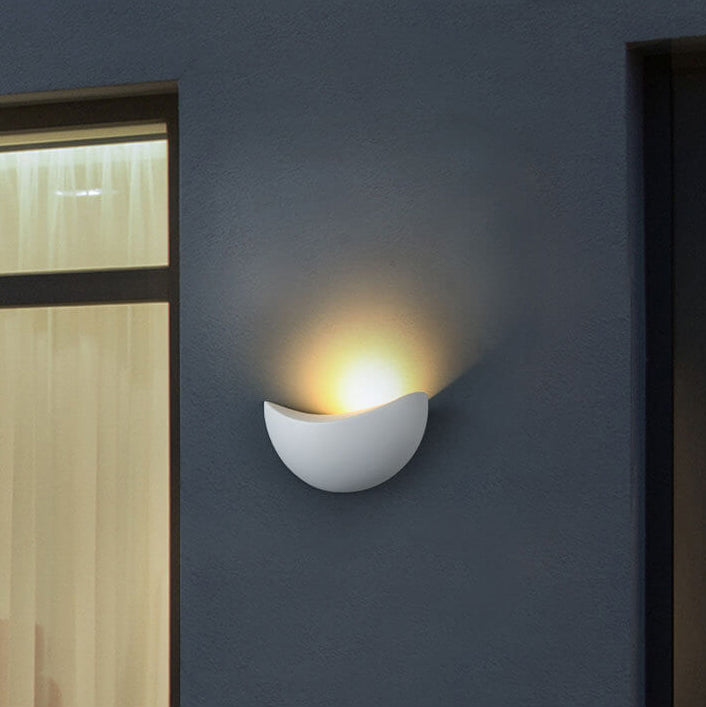 Half Round Aluminum Wall Lamp