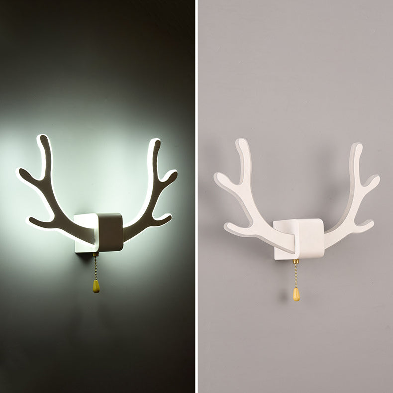Acrylic Antler Shape Wall Lamp