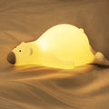 Cartoon Lazy Bear Silicone Table Lamp