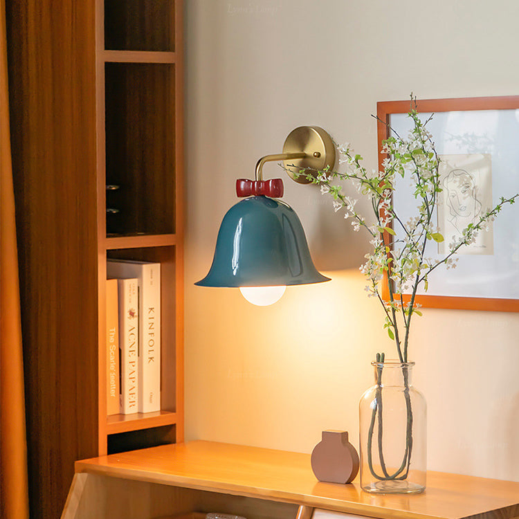 Bell Butterfly Iron Wall Lamp