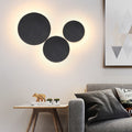 Round Aluminum Acrylic Patio Outdoor Light