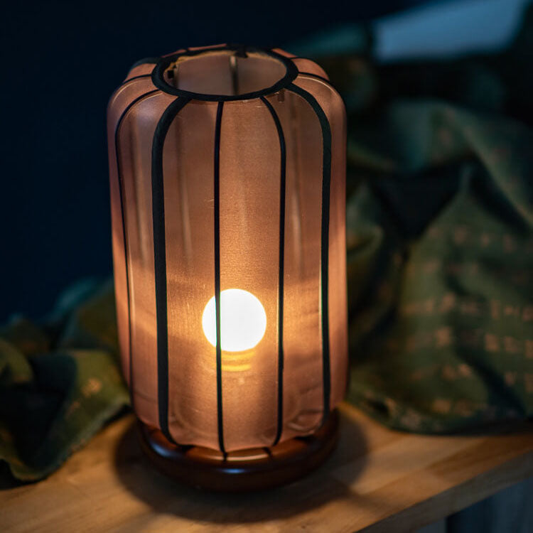 Zen Transparent Silk Lampshade Table Lamp