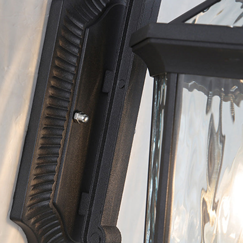 Aluminum Glass Octagon Cylinder Outdoor Light