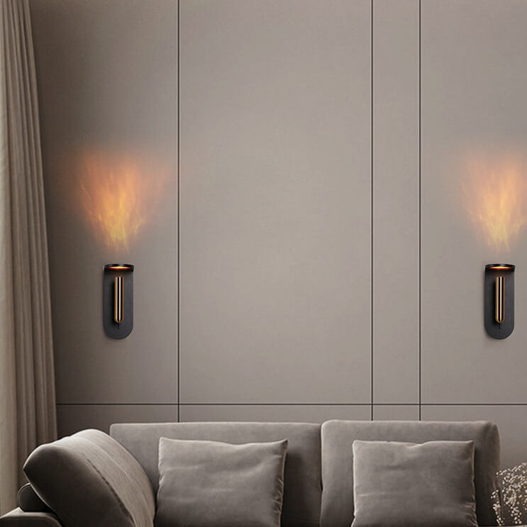 Flame Shadow Rotatable Wall Lamp