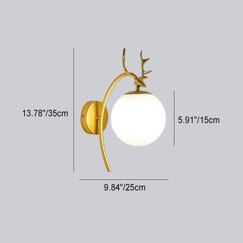 Iron Antler Global Glass Wall Lamp