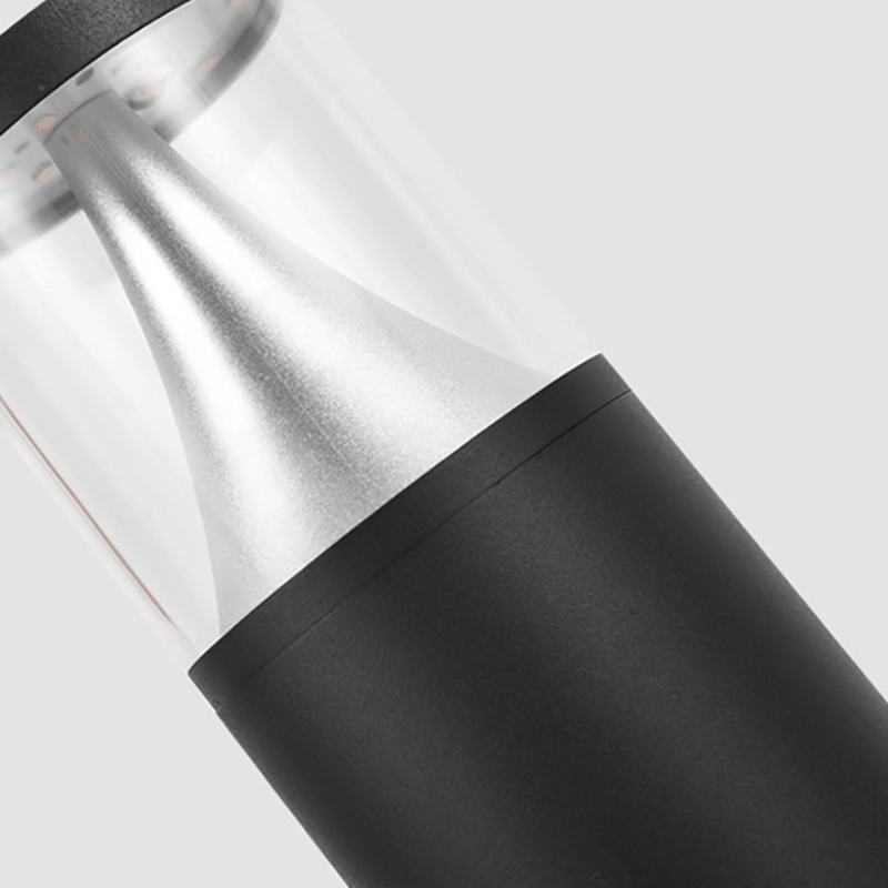 Contemporary Industrial Aluminum Column Outdoor Light