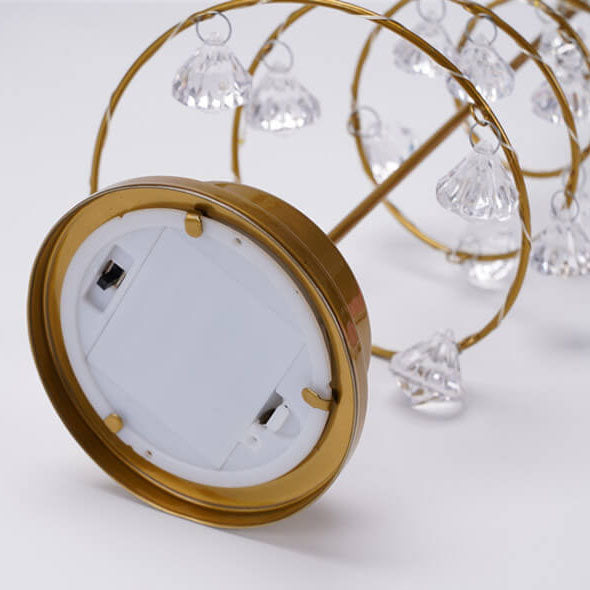 Crystal Christmas Tree Table Lamp