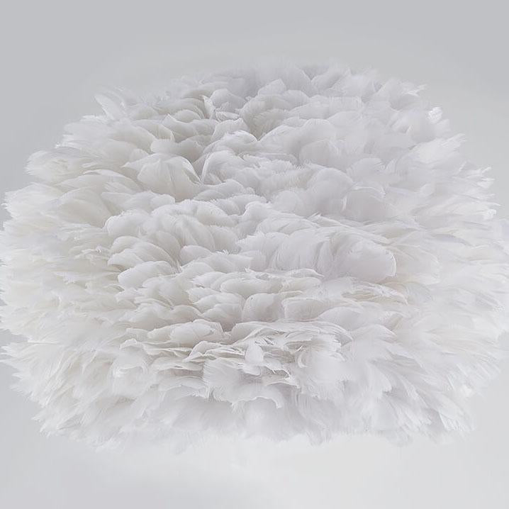 Feather Ball-Shaped Table Lamp