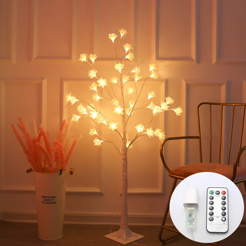 64 Copper Wire Orchid 64-Light Table Lamp