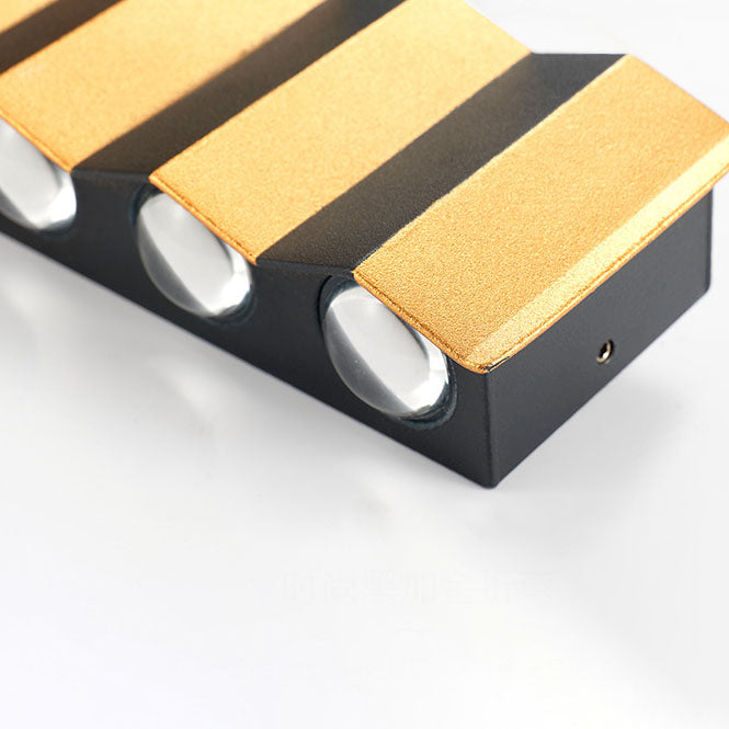 Golden Aluminum Patio Outdoor Light