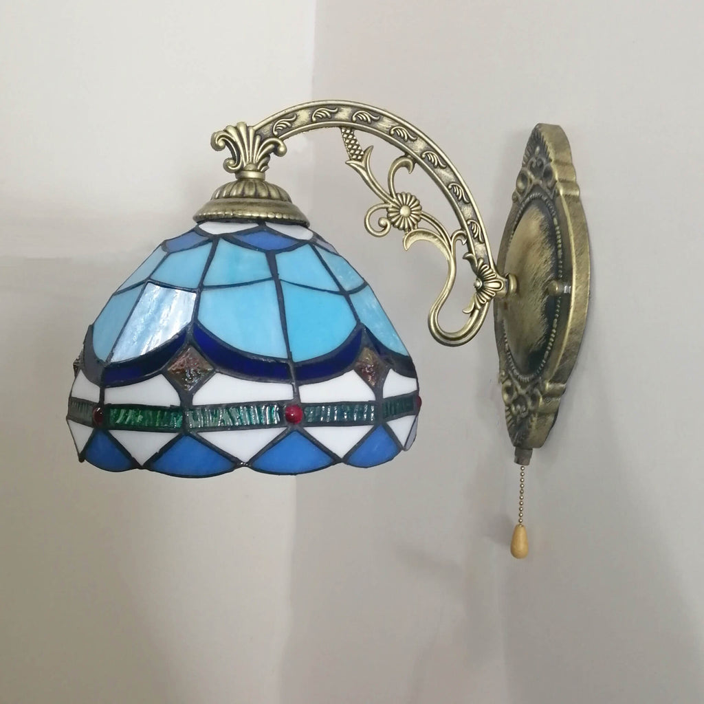 Resin Glass Flower Shape Wall Lamp