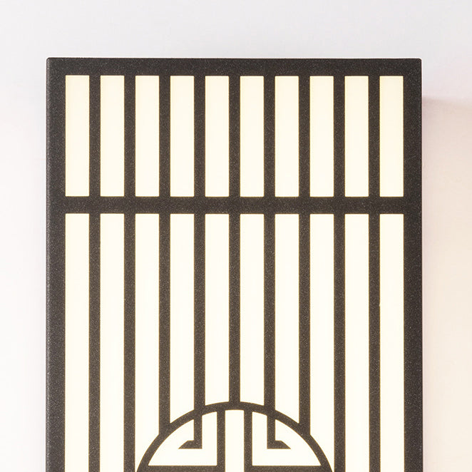 Rectangular Stainless Steel Plastic Outdoor Light
