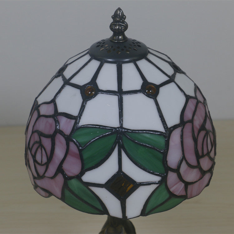 Dome Rose Zinc Alloy Table Lamp