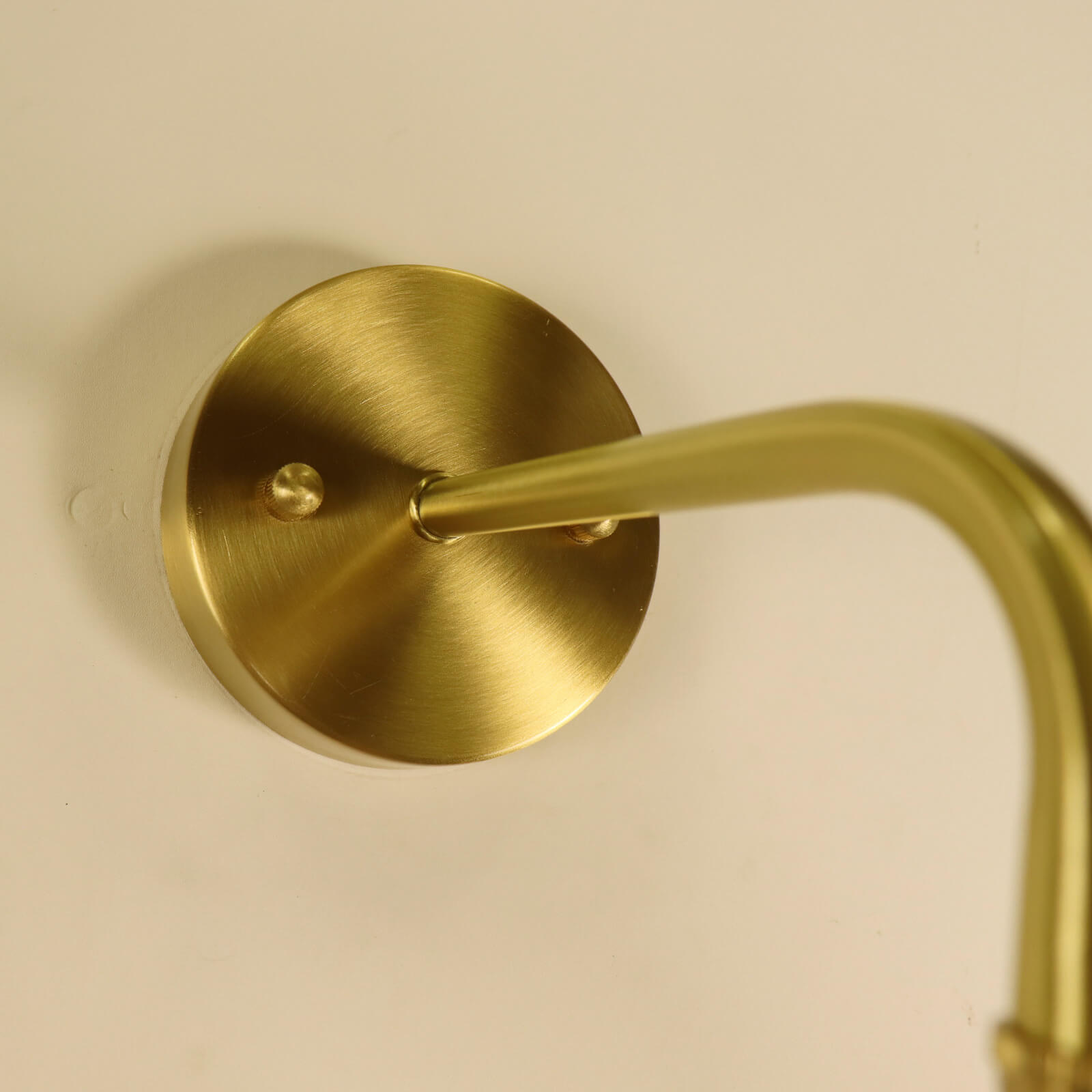 Brass Crystal Glass Wall Lamp