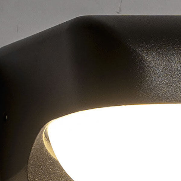 Oval Die-Cast Aluminum Indoor Outdoor Light