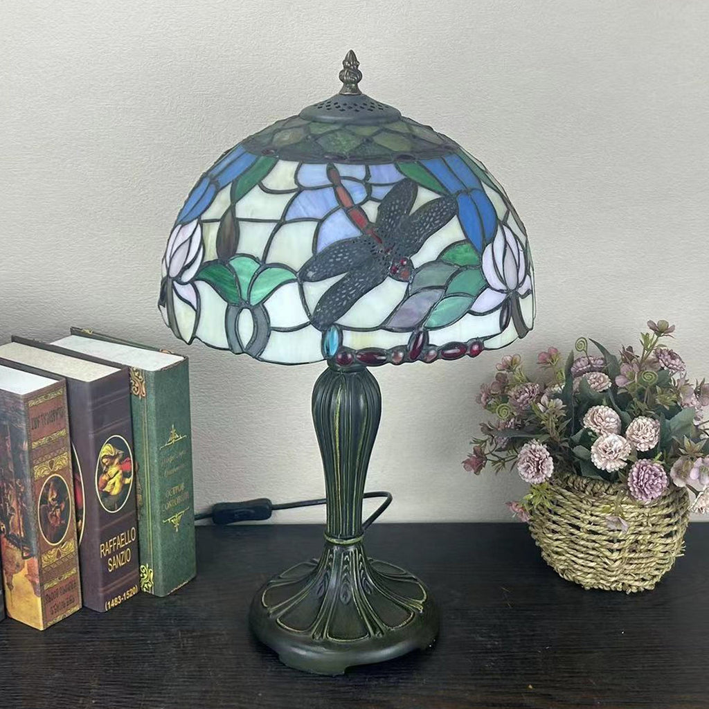 Round Dome Flower Alloy Table Lamp