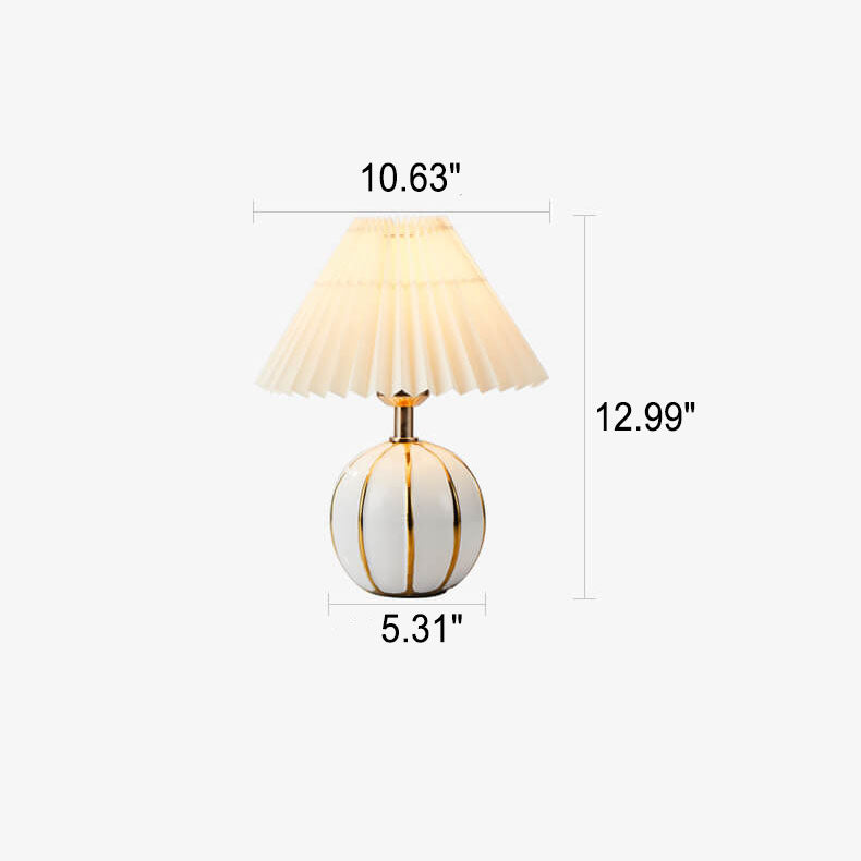 Ceramic Fabric Table Lamp
