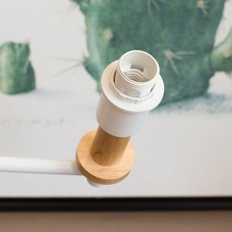 Wooden Tubular Wall Lamp