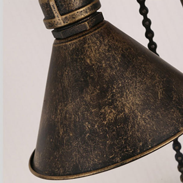 Iron Gear Plumbing Metal Table Lamp