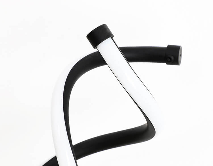Twisted Aluminum Iron Table Lamp