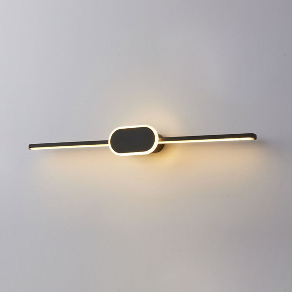 Long Strip Oval Vanity Wall Lamp