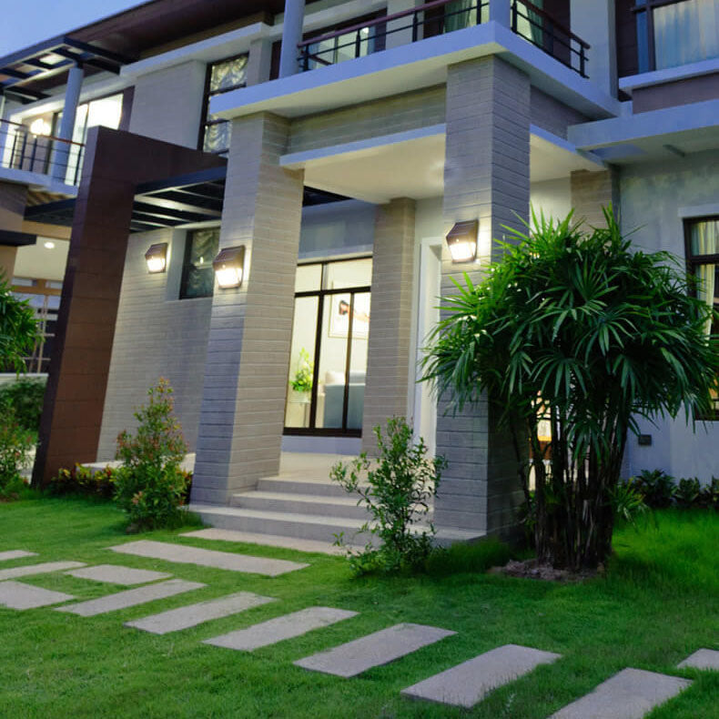 Sensor Three Side Outdoor Light
