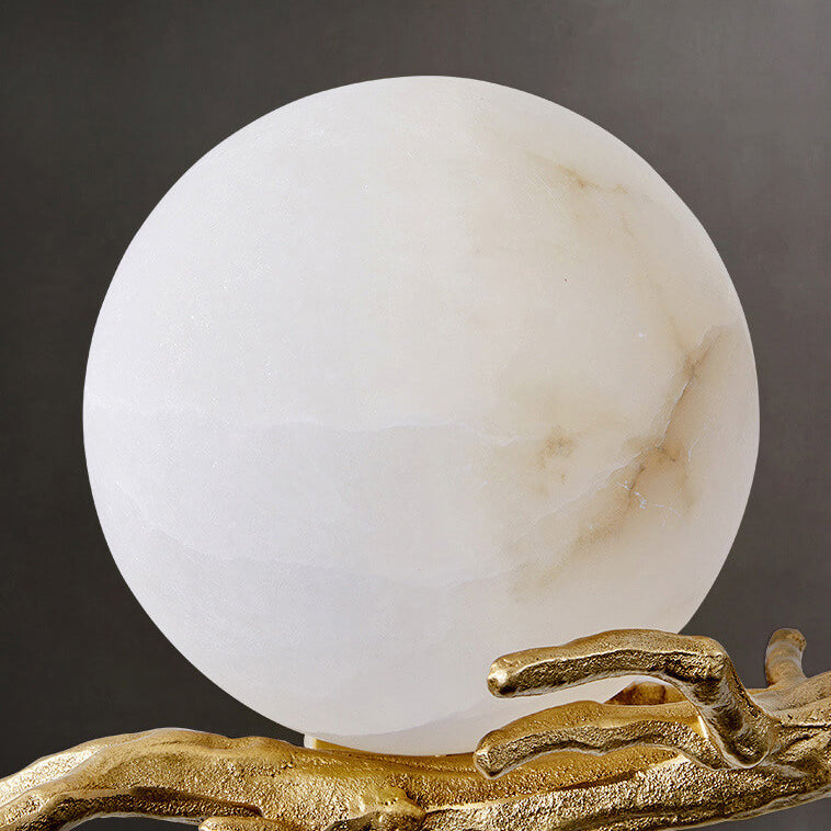 Brass Lucite Tree Branch Wall Lamp