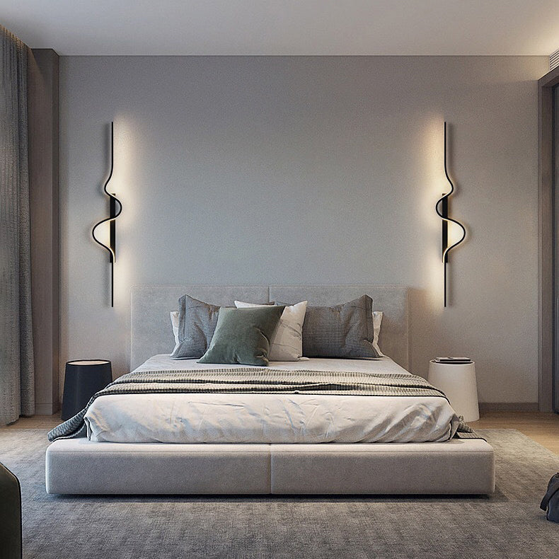Aluminum Corrugated Strip Iron Wall Lamp