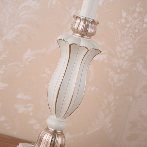 Fabric Cone Tassel Resin Table Lamp