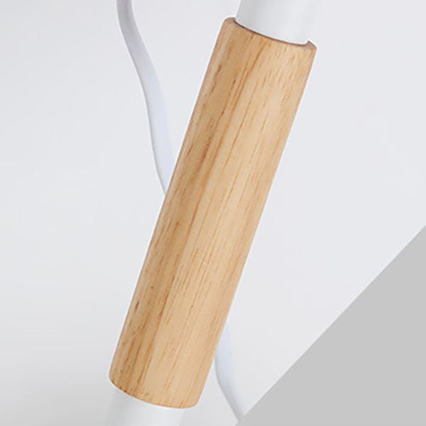 Solid Color Wood Hardware Table Lamp