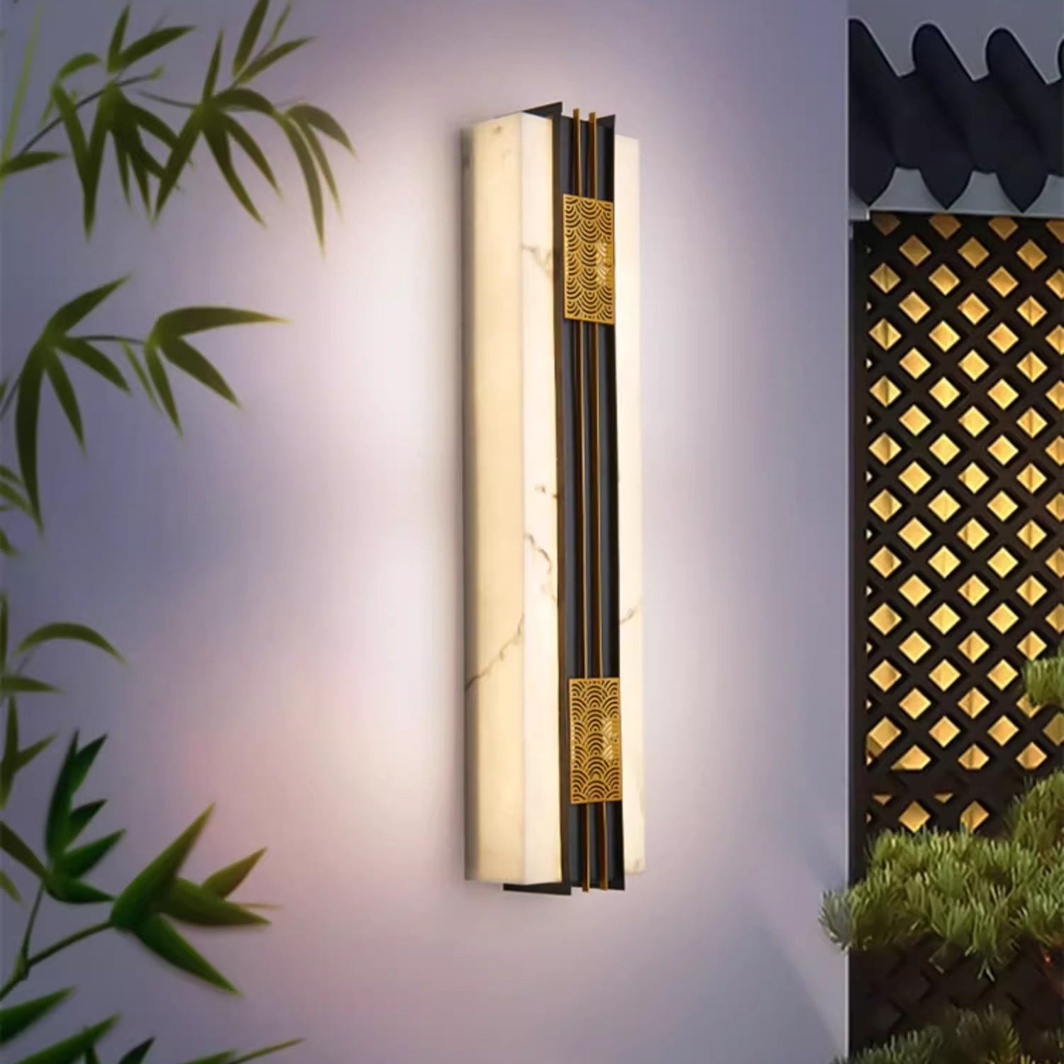 Rectangular Cloud Stainless Steel Outdoor Light