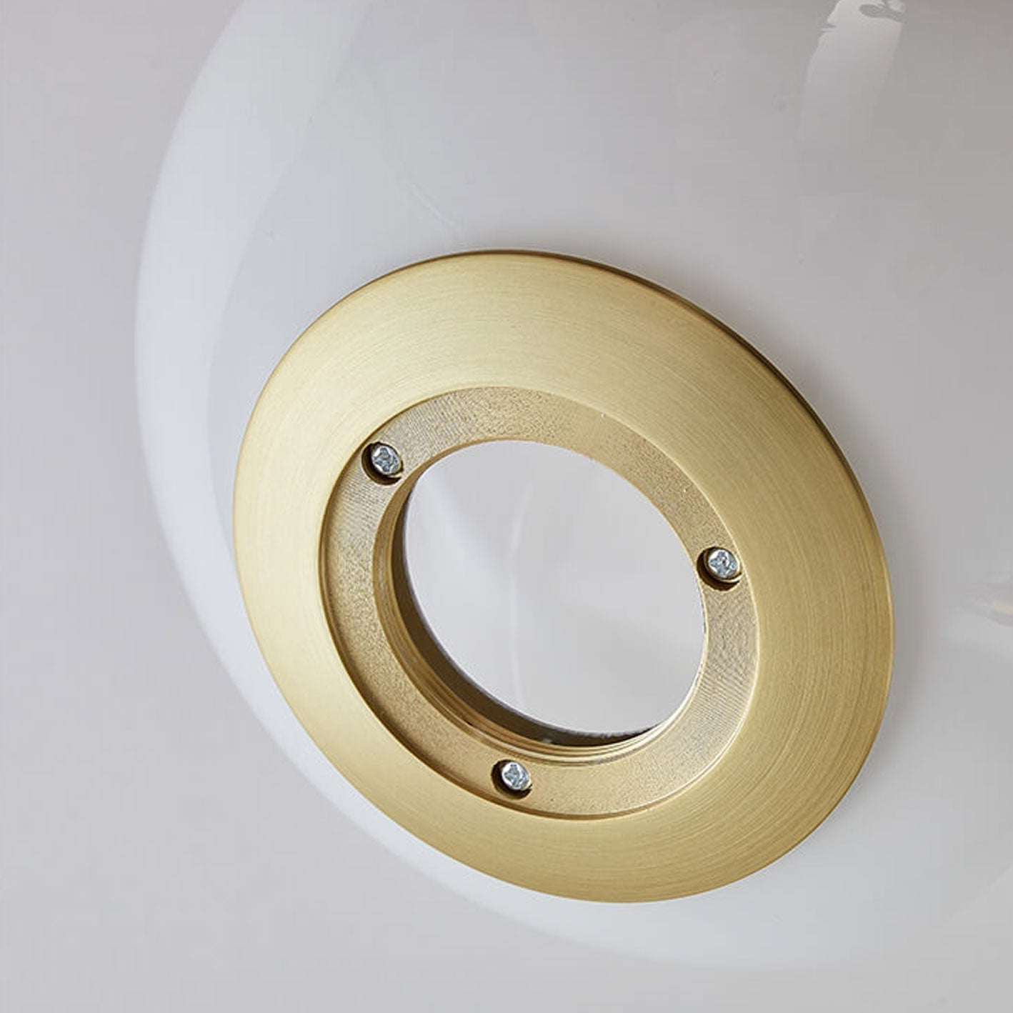 Convex Glass Spherical Table Lamp