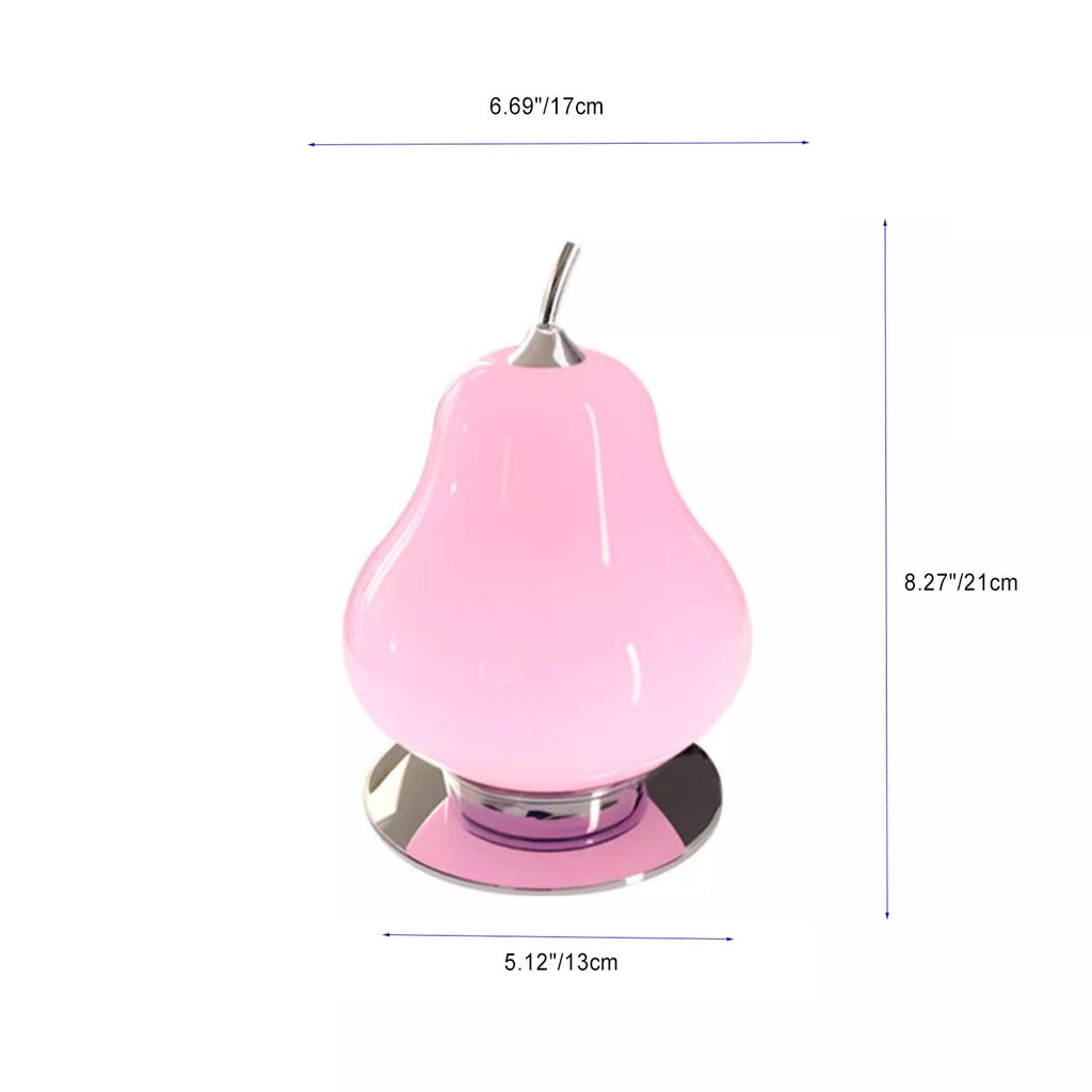 Pear Hardware Glass Living Table Lamp