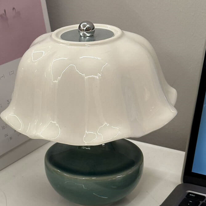 Decorative Floral Ceramic Table Lamp