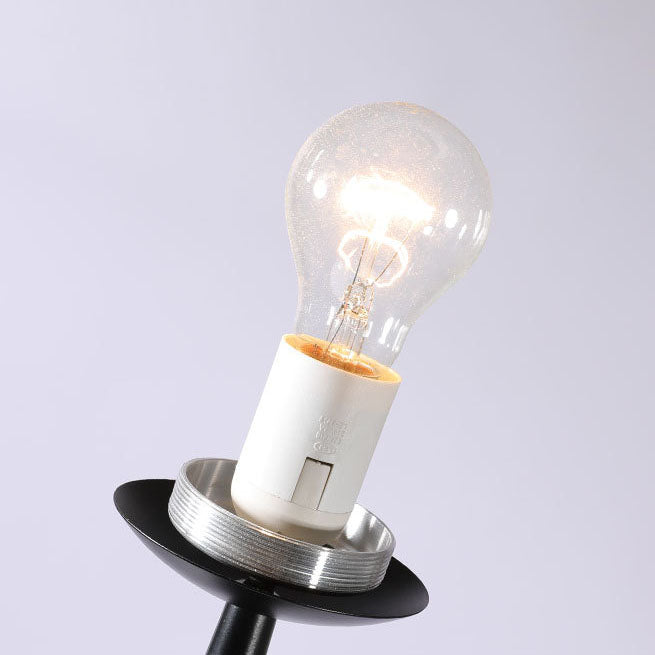 PE Round Wood Tripod Floor Lamp