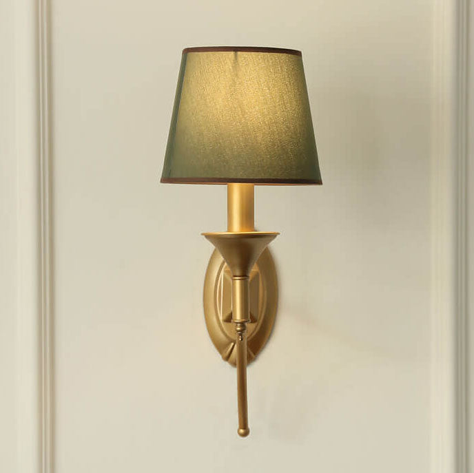 Iron Fabric Mushroom Wall Lamp