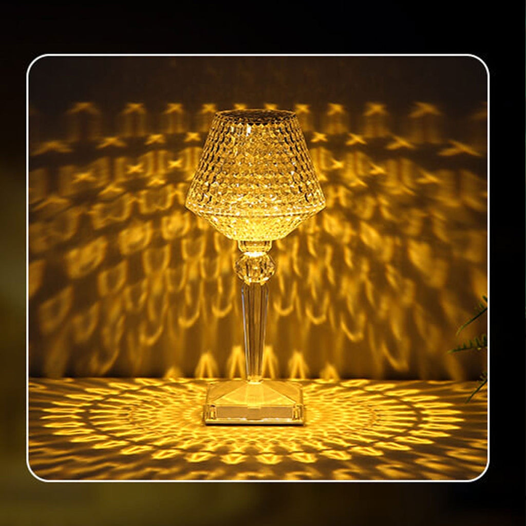 Acrylic Diamond Wine Glass Table Lamp