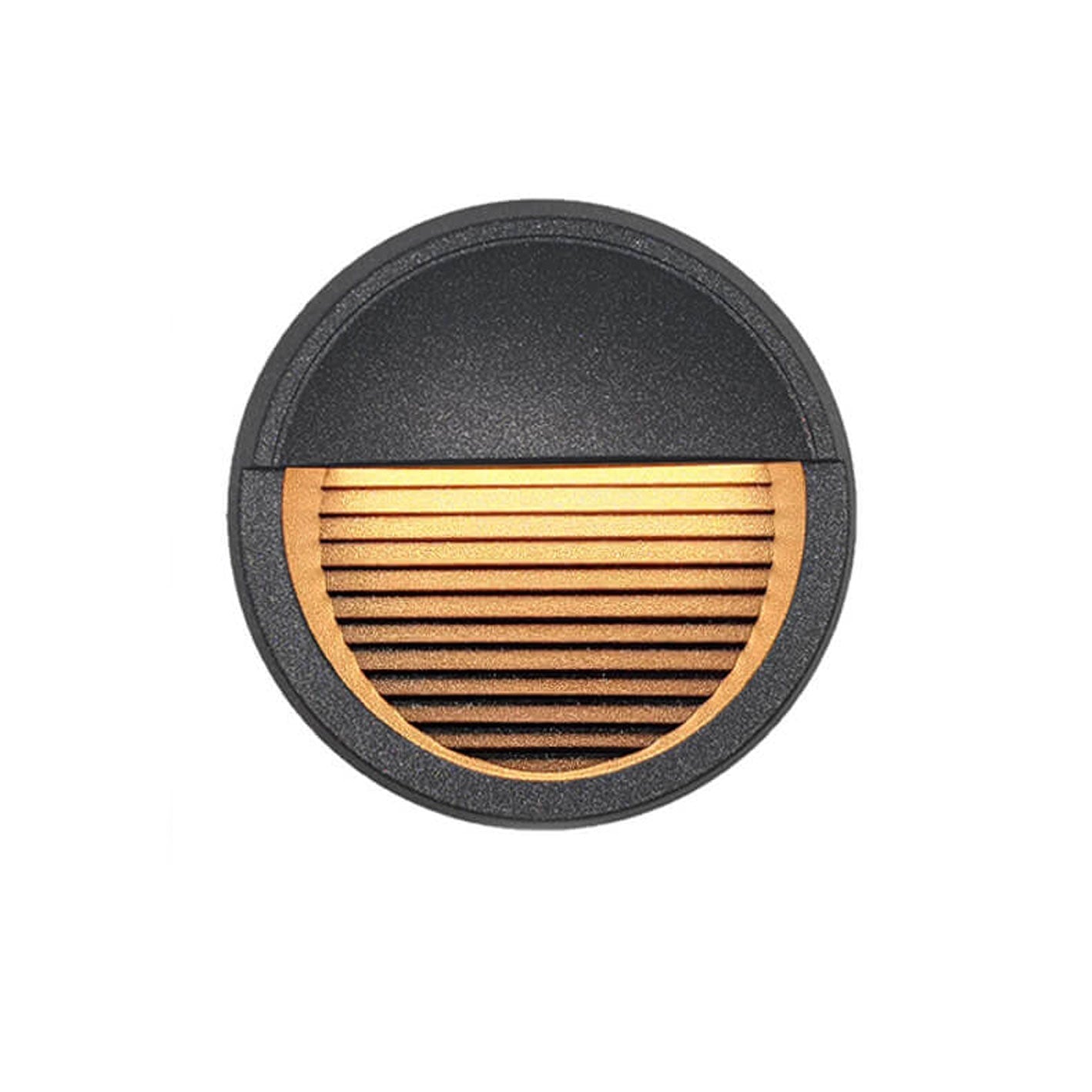 Round Aluminum Stair Enclosure Outdoor Light