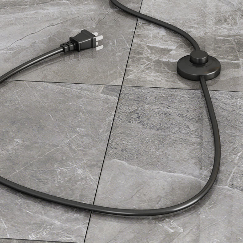 Wrought Iron Arc 2-Light Floor Lamp