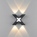 X-Shape Aluminum Patio Outdoor Light